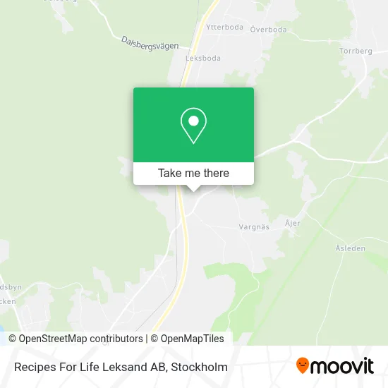 Recipes For Life Leksand AB map