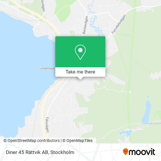 Diner 45 Rättvik AB map