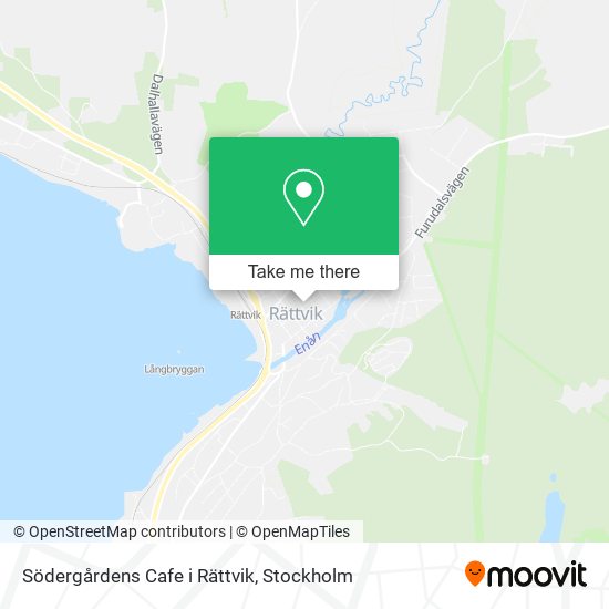 Södergårdens Cafe i Rättvik map