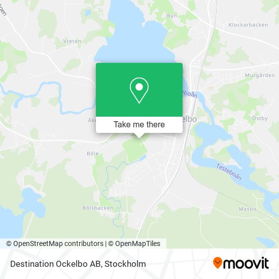 Destination Ockelbo AB map