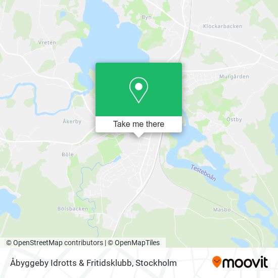 Åbyggeby Idrotts & Fritidsklubb map