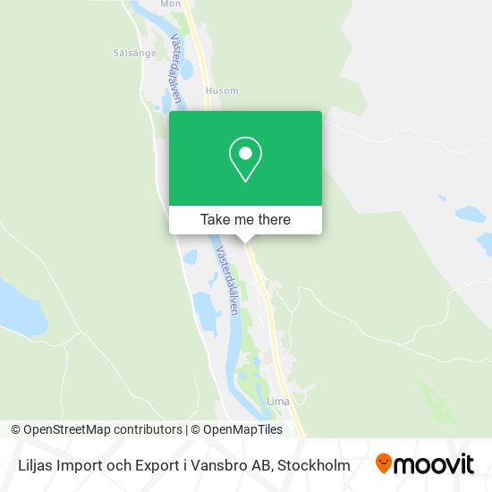 Liljas Import och Export i Vansbro AB map