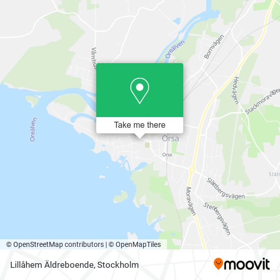 Lillåhem Äldreboende map