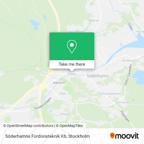 Söderhamns Fordonsteknik Kb map