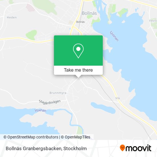 Bollnäs Granbergsbacken map