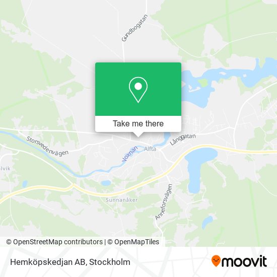 Hemköpskedjan AB map