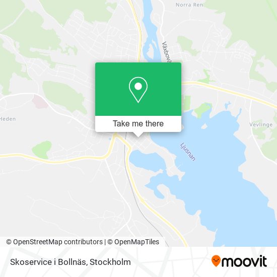 Skoservice i Bollnäs map