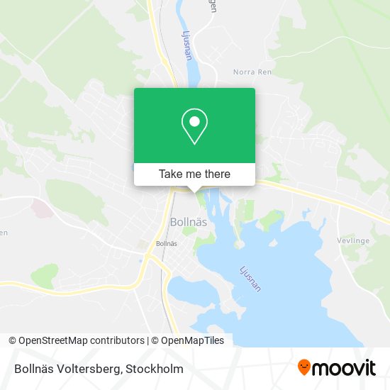 Bollnäs Voltersberg map