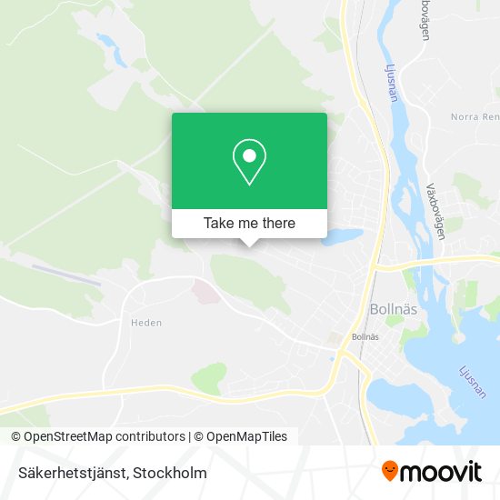 Säkerhetstjänst map
