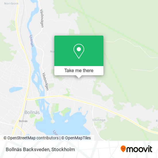 Bollnäs Backsveden map