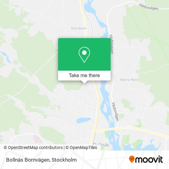 Bollnäs Bornvägen map