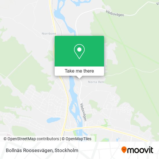 Bollnäs Roosesvägen map