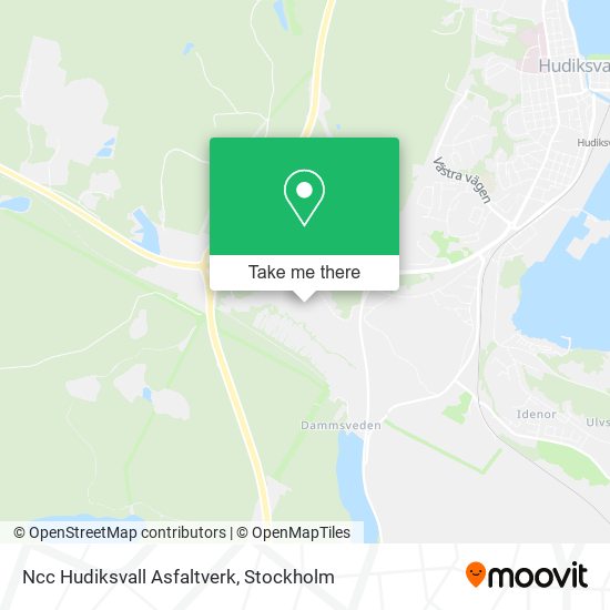 Ncc Hudiksvall Asfaltverk map