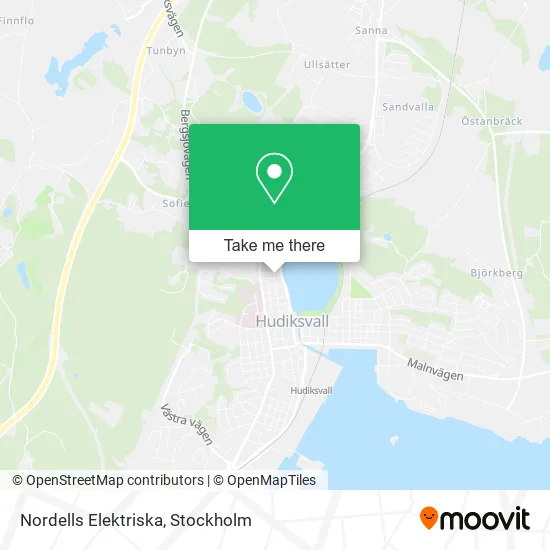 Nordells Elektriska map