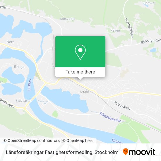 Länsförsäkringar Fastighetsförmedling map