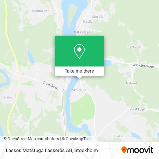 Lasses Matstuga Lasserås AB map