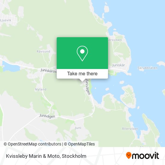 Kvissleby Marin & Moto map