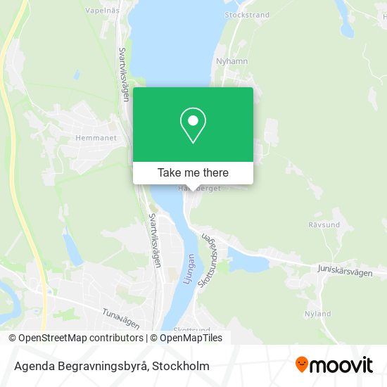 Agenda Begravningsbyrå map