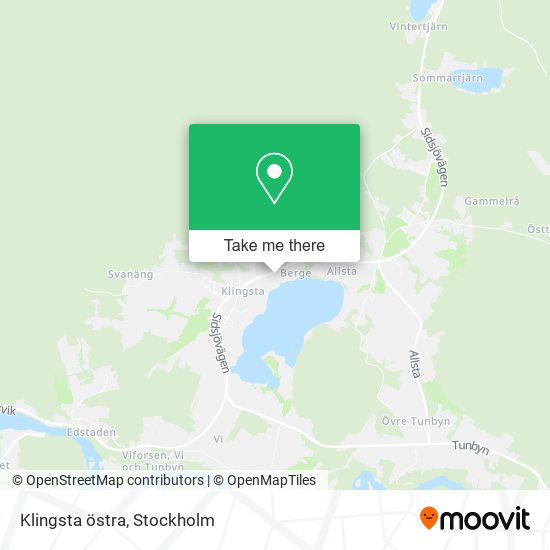 Klingsta östra map