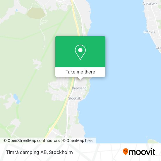 Timrå camping AB map