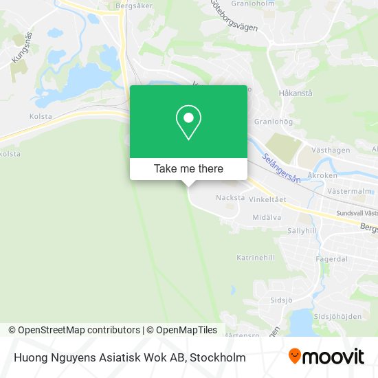 Huong Nguyens Asiatisk Wok AB map