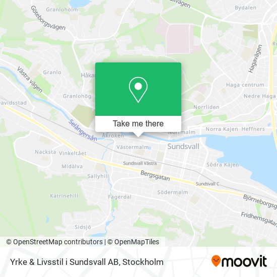 Yrke & Livsstil i Sundsvall AB map