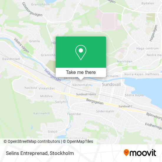 Selins Entreprenad map