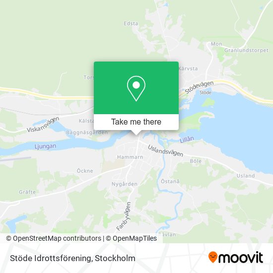 Stöde Idrottsförening map