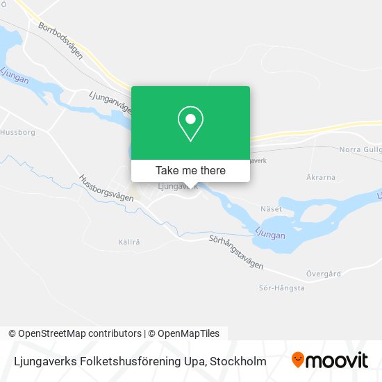 Ljungaverks Folketshusförening Upa map