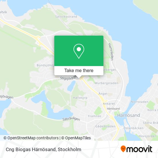 Cng Biogas Härnösand map