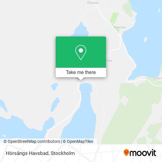Hörsångs Havsbad map