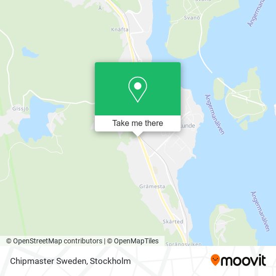 Chipmaster Sweden map