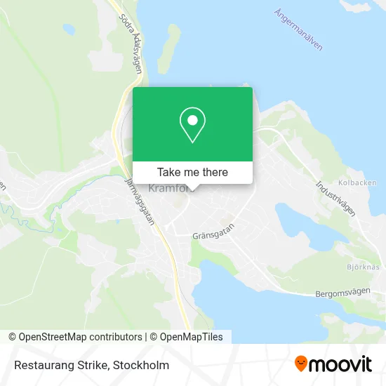 Restaurang Strike map