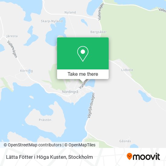 Lätta Fötter i Höga Kusten map
