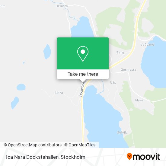 Ica Nara Dockstahallen map