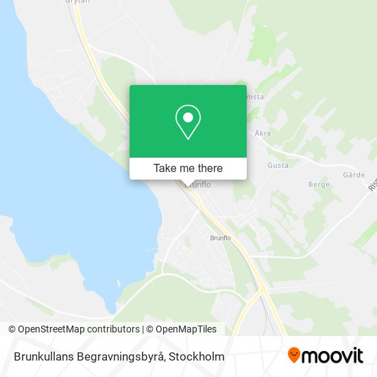 Brunkullans Begravningsbyrå map