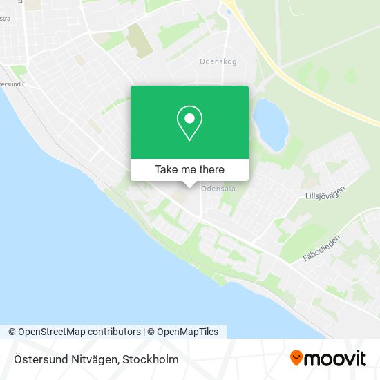 Östersund Nitvägen map