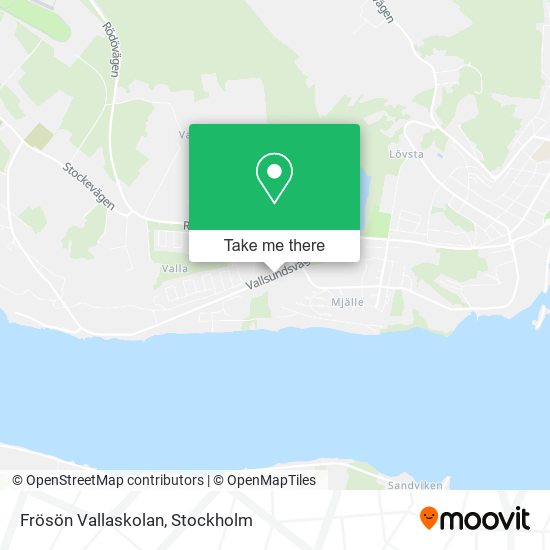 Frösön Vallaskolan map