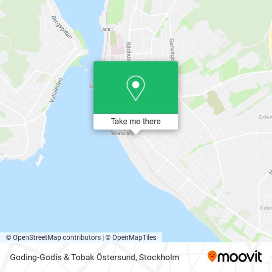 Goding-Godis & Tobak Östersund map
