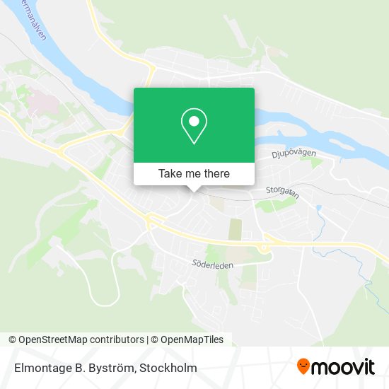 Elmontage B. Byström map