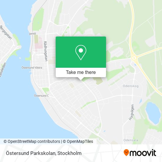 Östersund Parkskolan map