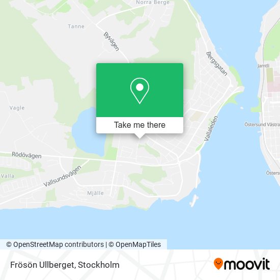 Frösön Ullberget map