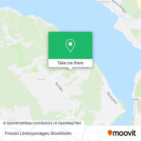 Frösön Lövtorpsvägen map