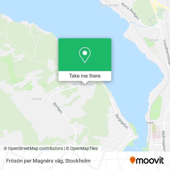 Frösön per Magnérs väg map