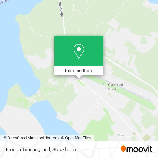 Frösön Tunnangränd map