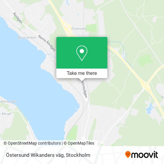 Östersund Wikanders väg map
