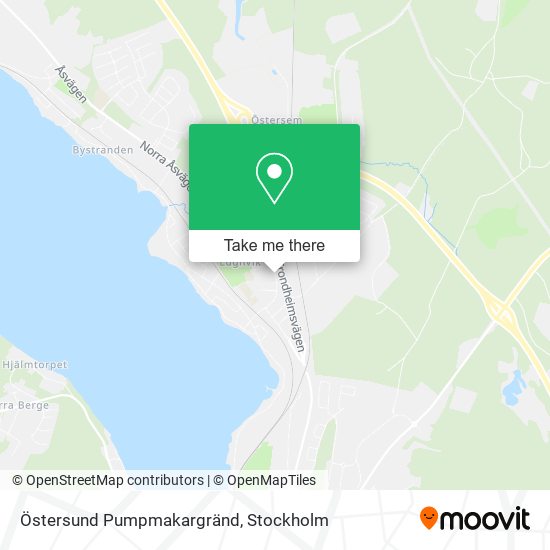 Östersund Pumpmakargränd map