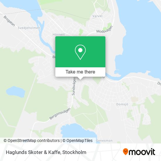 Haglunds Skoter & Kaffe map