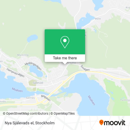 Nya Själevads el map