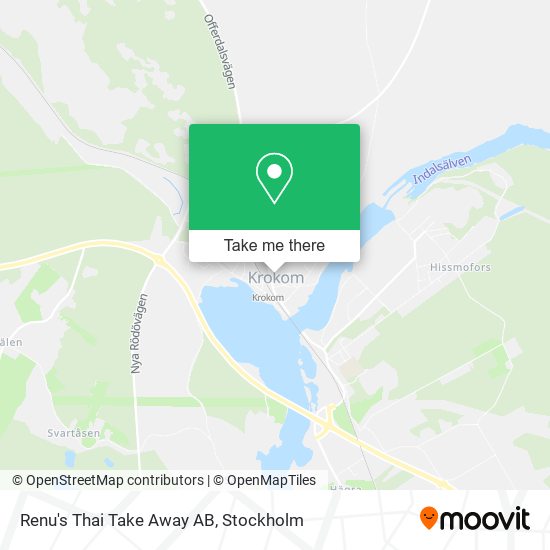 Renu's Thai Take Away AB map